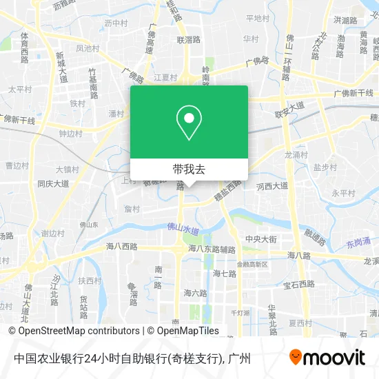 中国农业银行24小时自助银行(奇槎支行)地图