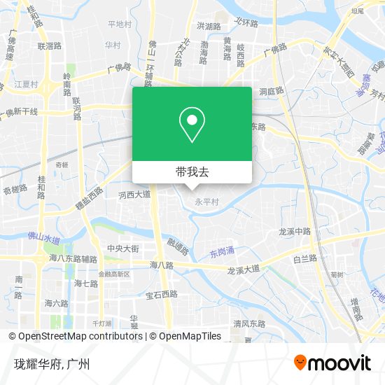 珑耀华府地图
