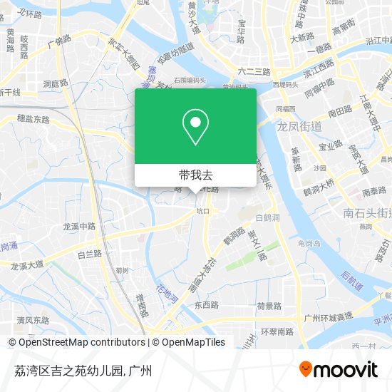 荔湾区吉之苑幼儿园地图