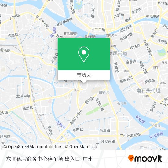 东鹏德宝商务中心停车场-出入口地图