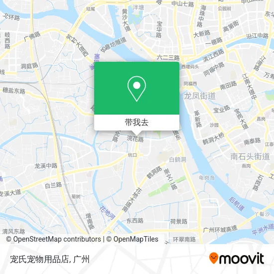 宠氏宠物用品店地图