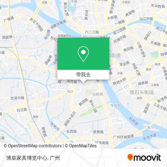博皇家具博览中心地图