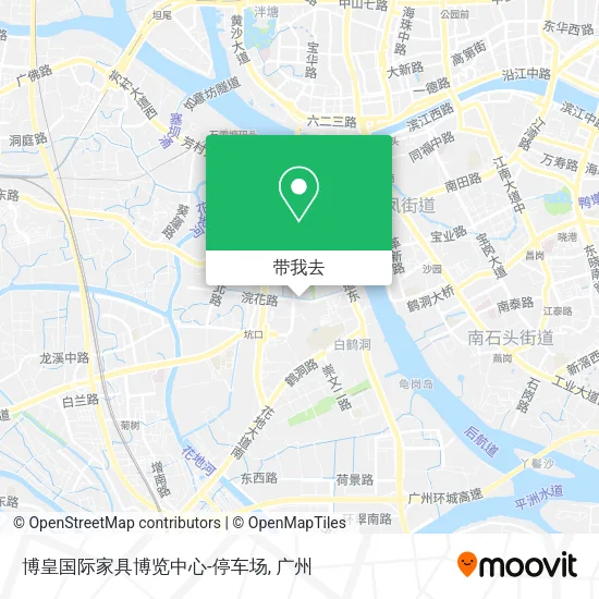 博皇国际家具博览中心-停车场地图