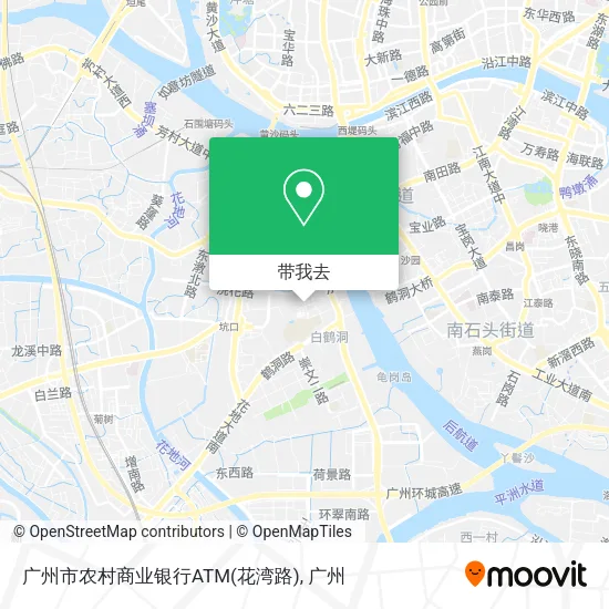 广州市农村商业银行ATM(花湾路)地图