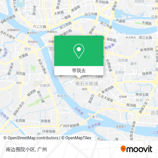 南边围院小区地图