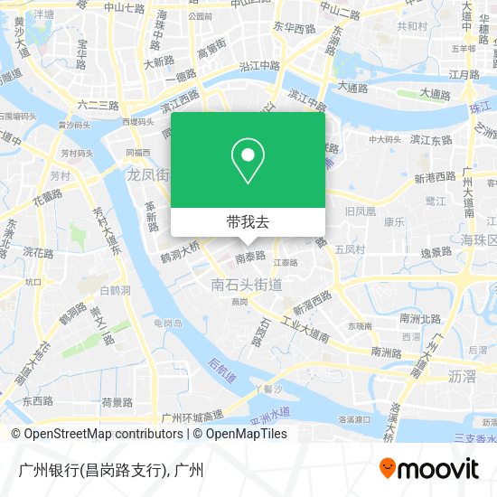 广州银行(昌岗路支行)地图
