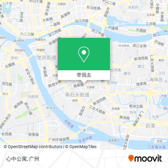 心中公寓地图