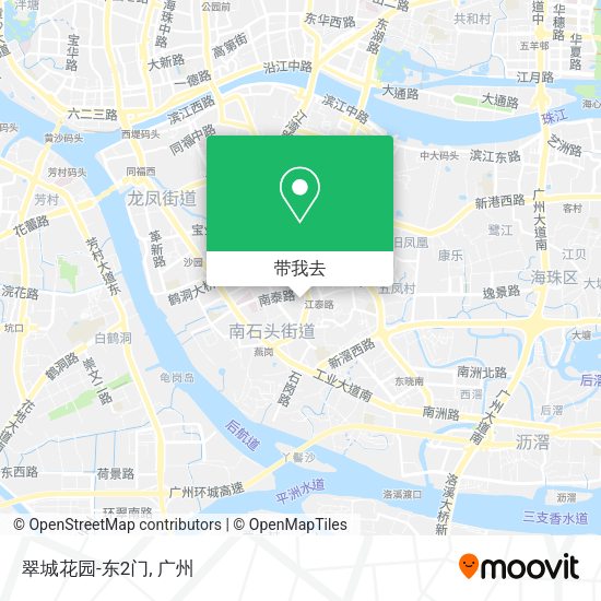 翠城花园-东2门地图