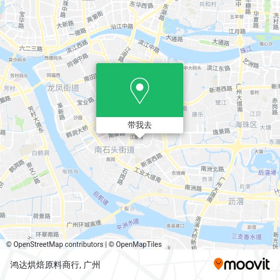 鸿达烘焙原料商行地图