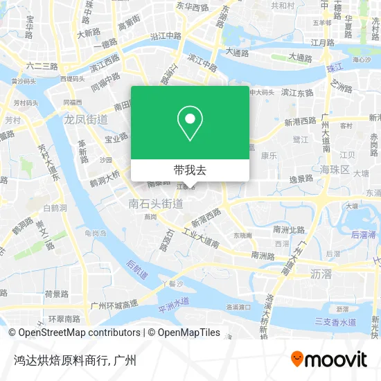 鸿达烘焙原料商行地图