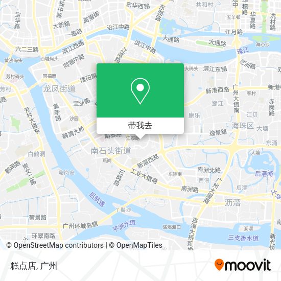 糕点店地图