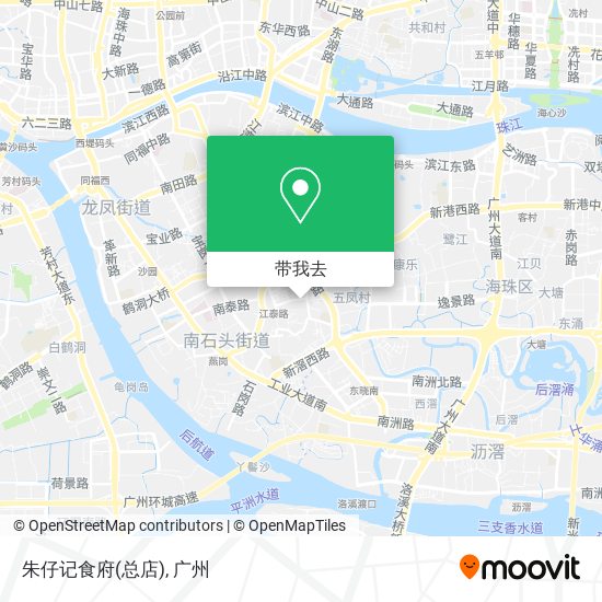 朱仔记食府(总店)地图