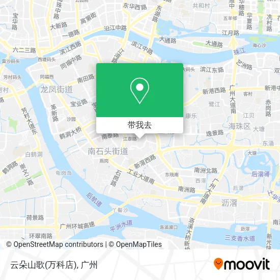 云朵山歌(万科店)地图