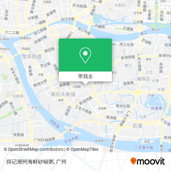 得记潮州海鲜砂锅粥地图