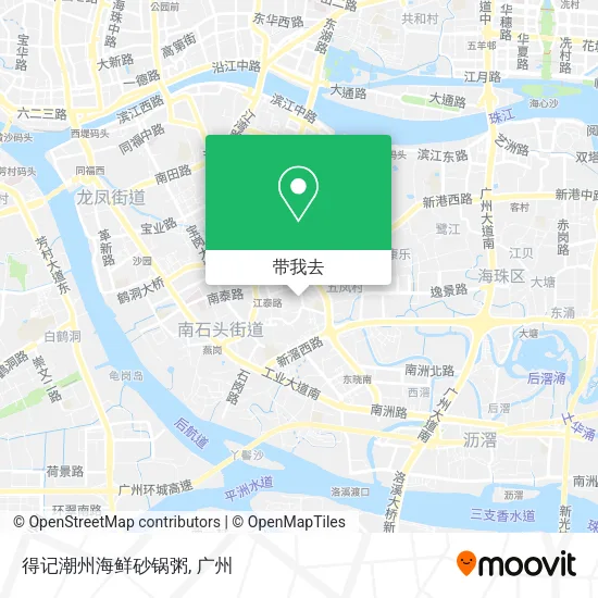 得记潮州海鲜砂锅粥地图
