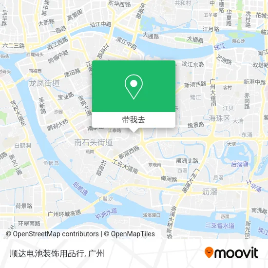 顺达电池装饰用品行地图