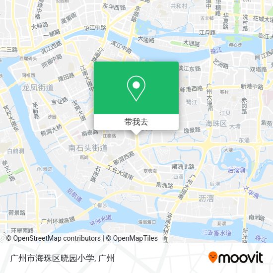 广州市海珠区晓园小学地图