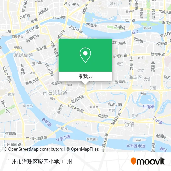 广州市海珠区晓园小学地图