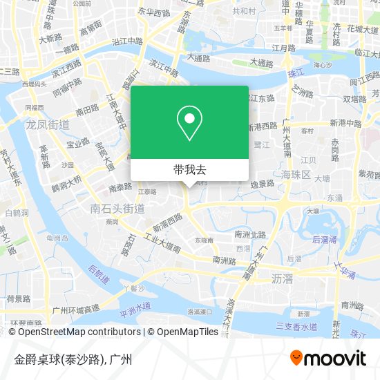 金爵桌球(泰沙路)地图