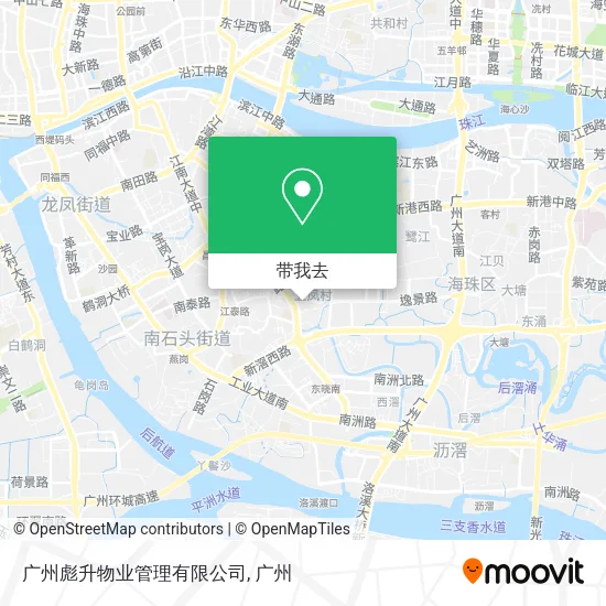 广州彪升物业管理有限公司地图