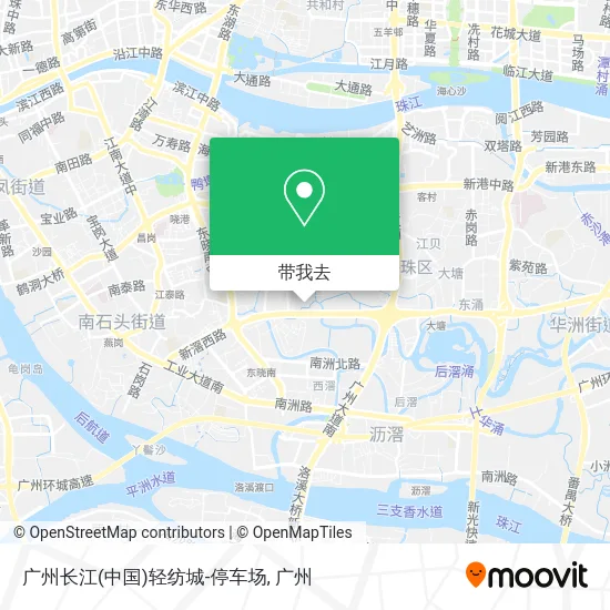 广州长江(中国)轻纺城-停车场地图