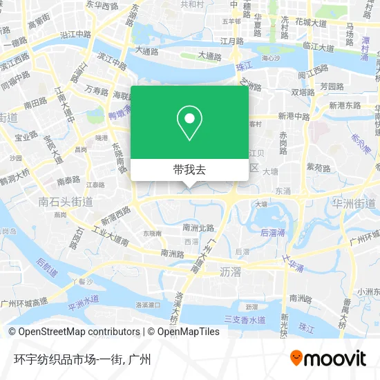 环宇纺织品市场-一街地图