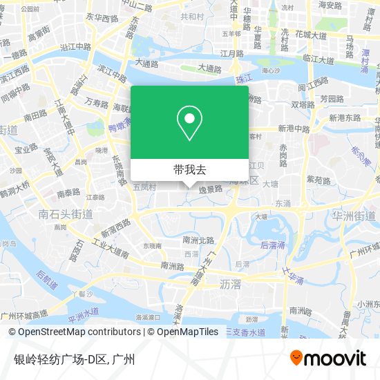 银岭轻纺广场-D区地图