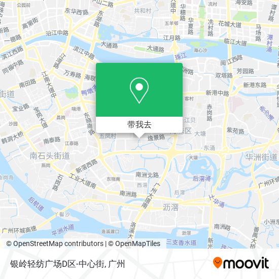 银岭轻纺广场D区-中心街地图