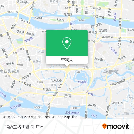 福荫堂名山墓园地图