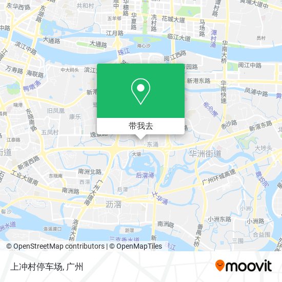 上冲村停车场地图