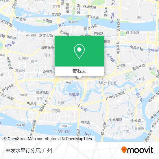 林发水果行分店地图