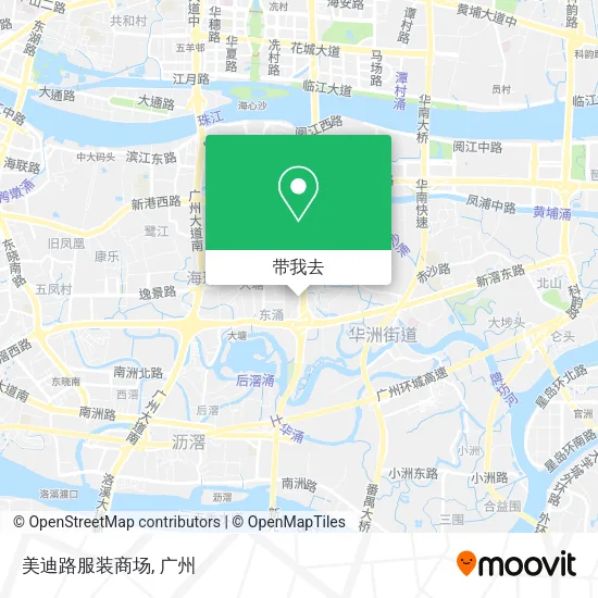 美迪路服装商场地图