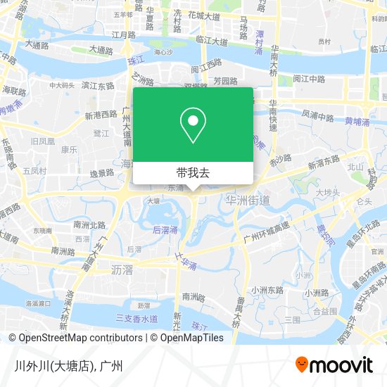 川外川(大塘店)地图