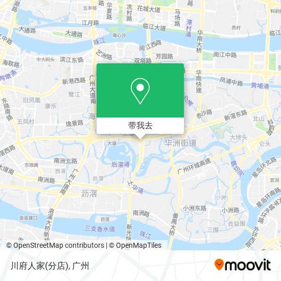川府人家(分店)地图