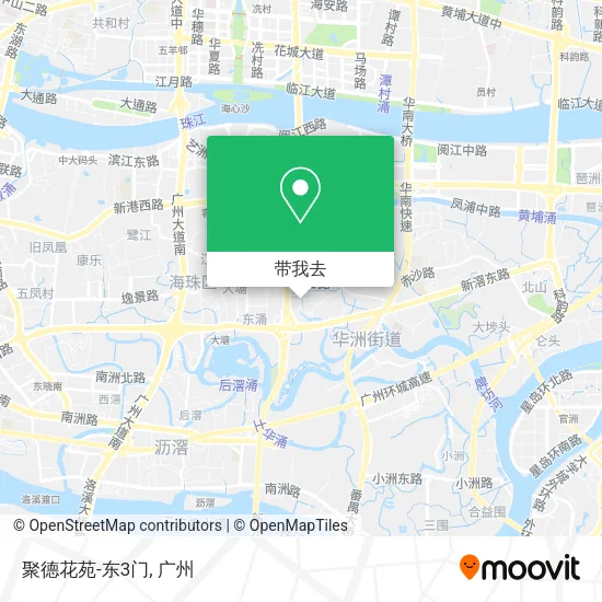 聚德花苑-东3门地图