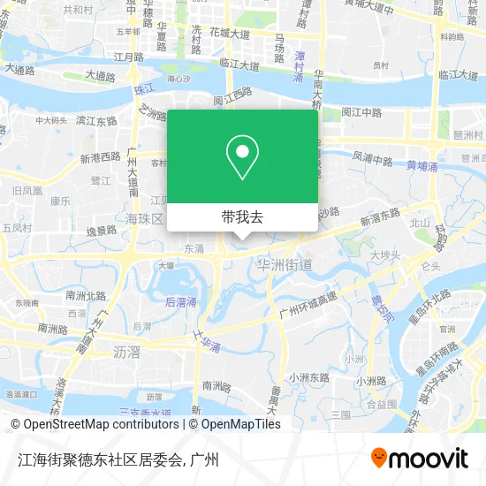 江海街聚德东社区居委会地图