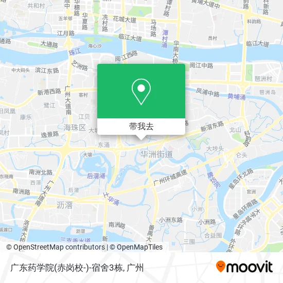 广东药学院(赤岗校-)-宿舍3栋地图