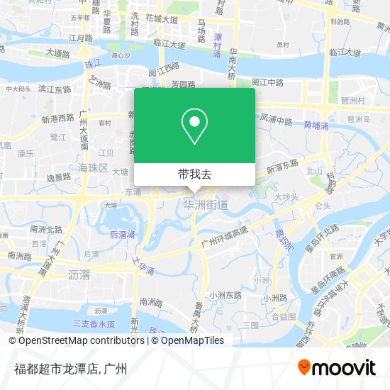 福都超市龙潭店地图