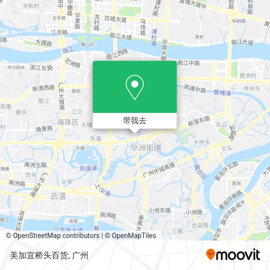 美加宜桥头百货地图