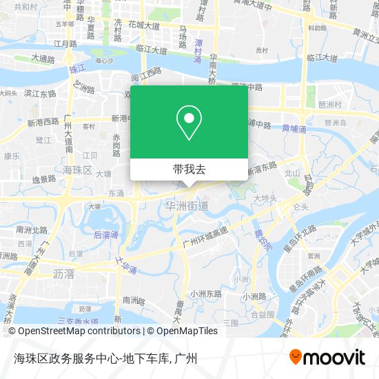 海珠区政务服务中心-地下车库地图