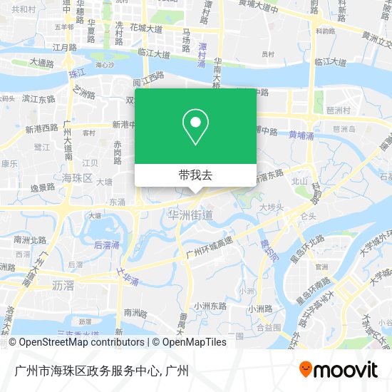 广州市海珠区政务服务中心地图