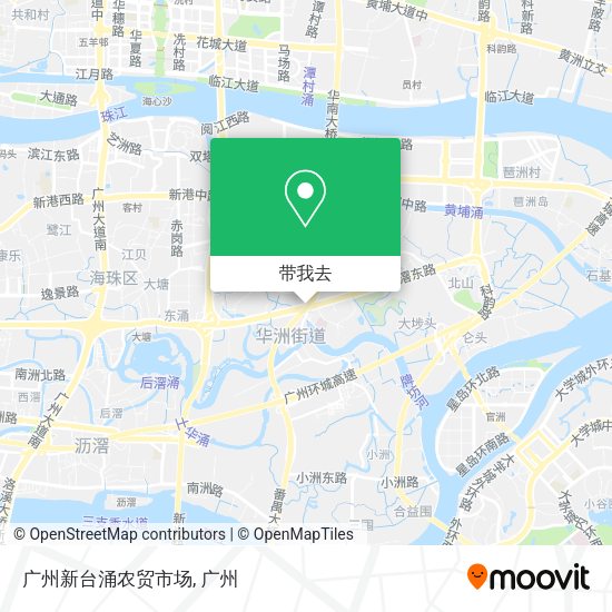 广州新台涌农贸市场地图