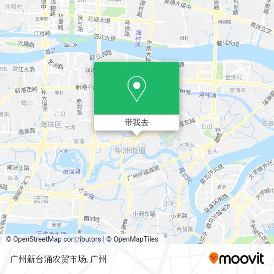 广州新台涌农贸市场地图