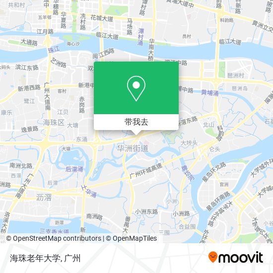 海珠老年大学地图
