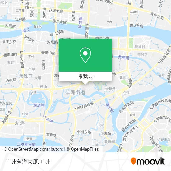 广州蓝海大厦地图