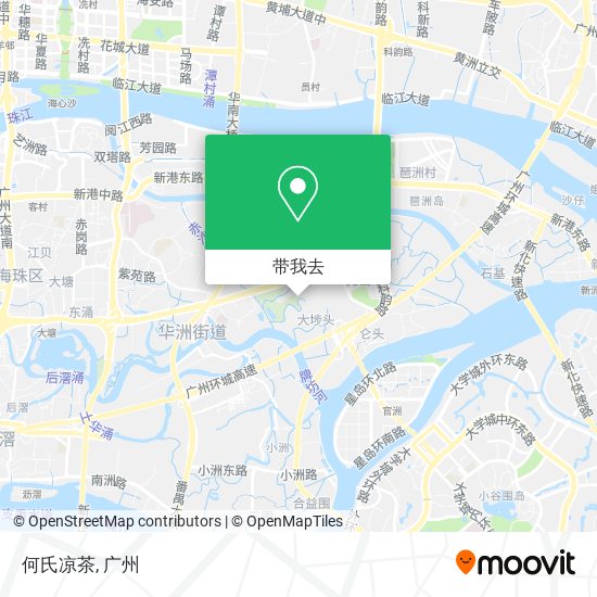 何氏凉茶地图