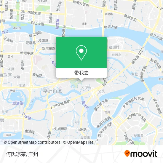 何氏凉茶地图