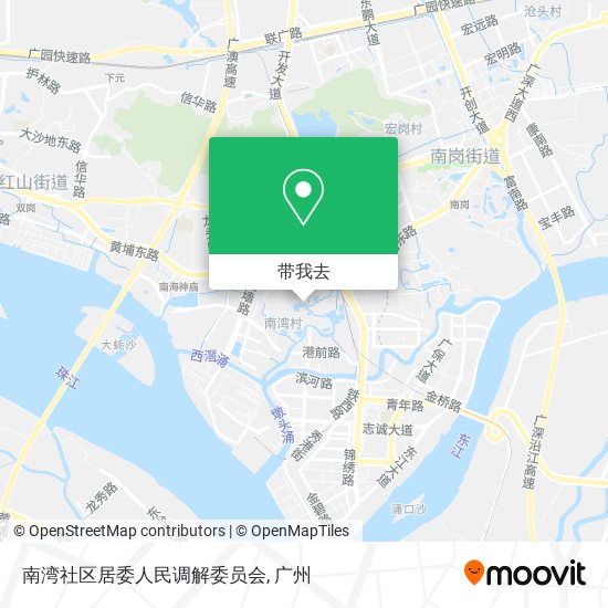 南湾社区居委人民调解委员会地图