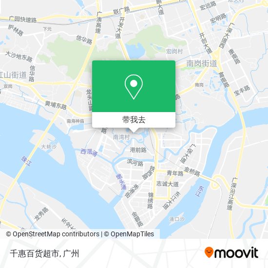 千惠百货超市地图