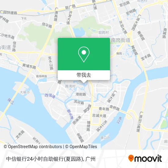 中信银行24小时自助银行(夏园路)地图